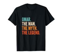 Omar The Man The Myth The Legend nome Omar Maglietta