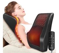 OMASSA Massaggiatore Per il Collo con Calore, Massaggiatore Shiatsu 3D Knet, Massaggiatore per Schiena, Dolori Muscolari per Collo, Schiena, Gambe, Regali per Uomini, Donne, Mamma, Papà