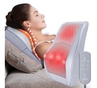 OMASSA Massaggiatore per la schiena con calore, cuscino per il massaggio shiatsu del collo per il rilassamento muscolare e il sollievo dal dolore