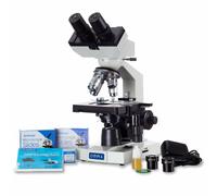 OMAX 40-2000X Binocolo LED Composto Microscopio + Pulizia Carta + Guide +