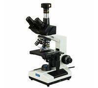 OMAX 40-2500X Trinoculare Composto LED Microscopio + 5MP Camera Windows / Mac OS
