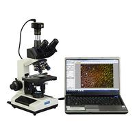 Omax 40 x -2500 x brighter Darkfield LED Trinocular Compound con 9 MP fotocamera digitale