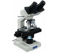 OMAX 40X-2000X LED Binocolo Composto Microscopio 2 Strato Zigrinato/Fine Focus