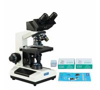 OMAX 40X-2000X LED Composto 3.0MP Microscopio Digitale+ Diapositive+ + Carta