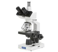 OMAX - 40X-2500X LED Digital Trinocular Lab Microscopio composto con fotocamera 5MP e fase meccanica - M83EZ-C50S