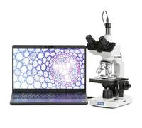OMAX 40X-2500X LED Digital Trinocular Lab Microscopio composto con fotocamera USB e fase meccanica
