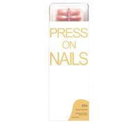 Omber Pinks Press On Nails Bara/Mandorla/Sfumature Quadrate Natural Fake Glossy Full Covers False Per Le Donne Bara/mandorla/quadrato Unghie Finte