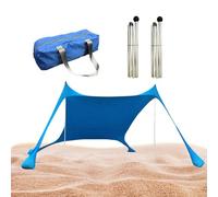 Ombra Da Spiaggia - Resistente Ampio Telo Da Sole Portatile | Tenda parasole da spiaggia 200 x 160 cm - Per Campeggio All'Aperto Pesca Escursionismo Picnic Viaggio Feste Giardino Cortile Patio