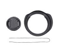 Ombra del cofano lente reversibile, vite in cappuccio lente rotondo adatto per RF 24mm F1.8 STM con bagliore opaco da 43 mm che riduce gli interni per il controllo del bagliore