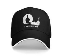 Ombra di Gatto odio Le Persone Cappello da Baseball Unisex Uomini Cappello da Camionista Estate y2k Divertenti Sport all'aperto Crema Solare Cappucci da Baseball