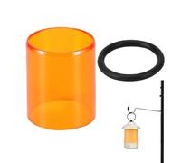 Ombra di lampade per esterni: acrilico ambra, resistente al | Elegante copertura anti-zanzara con lucentezza calda per uso picnic in campeggio, illuminazione pa