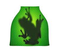 Ombra Di Rana Verde Auto per Bambini Passeggino Tettoia Copri Seggiolino Copertura Infermieristica per L'Allattamento Al Seno All-In-1 Morbido Traspirante Elastica Tettuccio
