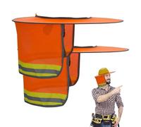 Ombra per il collo 'imbracatura - Set di 2 visiere riflettenti cappelli per esterni | protezione solare del collo traspirante estivo per caschi, cappello a tesa completa per Edifi