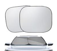 Ombra portatile per finestrini anteriori 'auto, pieghevole, protezione parabrezza riflettente, Littleboard Preservation Pro Compact Auto Sunshade, installazione rapida, perfetta per le scommesse