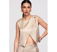 Ombre Camicia da donna cachi Donna - Abbigliamento - Maglie e top - Top - Camicie senza maniche Ombre S