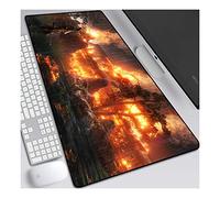 Ombre muoiono due volte Tappetino Mouse Gaming 900x 400mm XXL per Mouse e PC, 3mm Mouse Pad Antiscivolo Fondo in Gomma con Bordi Cuciti, E