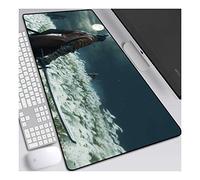 Ombre muoiono due volte Tappetino Mouse Gaming 900x 400mm XXL per Mouse e PC, 3mm Mouse Pad Antiscivolo Fondo in Gomma con Bordi Cuciti, D