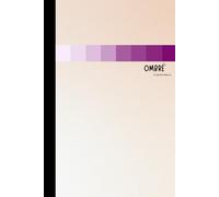Ombre - Purple Moonbeams: A Softly Shifting Gradient From Light to Dark Purple - 6x9 - Blank Pages