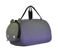 Ombre Rosa Chiaro Gradiente Ragazze Tote Duffle Bags Viaggio Weekend Duffel Pernottamento Bambini Palestra Duffle Carry on Duffel Bag Ragazzi, viola Ardesia Blu Gradiente, classico