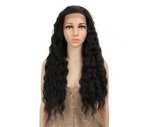 Ombre Sintetici Lunghi Per Le Donne Cena Capelli Onda Naturale Profonda Capelli In Fibra Resistente Al Calore 2 130%#T#27inch