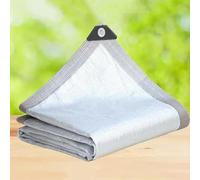 Ombreggiante Net, Foglio di Alluminio Sun Shade Vela Resistente alle intemperie Balcone che copre la protezione delle piante Giardino Esterno Patio Partito Sunscreen Tenda Canop (Colore : Silver, Ta