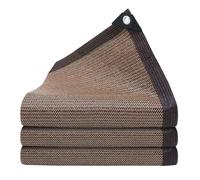 ombreggiatura in alluminio riflettente, Telo ombreggiante in HDPE 98% anti UV marrone da 1x2m a 8x15m (da 3,3x6,6 piedi a 26x49 piedi)(8.0x15.0 m/26x49 ft)