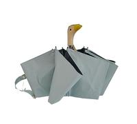 Ombrellas ombrellone Pieghevole Maniglia Testata per Rivestimento Nero Protezione da Donna Pioggia Parasole ombrelli Automatici (Verde)