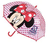 Ombrelli Ombrello manuale per bambini - apertura manuale e design di Minnie Mouse, appositamente progettato per rallegrare i giorni più piovosi dell'annoOmbrello rinforzato contro il vento: struttura 