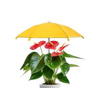 Ombrelli Per Piante - 27cm Ombrellini Per Piante Da Esterno, Mini Ombrellino Parasole Con Picchetto Da Terra, Ombrello Piccolos Da Sole Per Piantes Con Protezione UV Per Vaso, Vasi Da Fiori