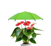 Ombrelli Per Piante - 27cm Ombrellini Per Piante Da Esterno, Mini Ombrellino Parasole Con Picchetto Da Terra, Ombrello Piccolos Da Sole Per Piantes Con Protezione UV Per Vaso, Vasi Da Fiori
