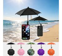 Ombrellino parasole per telefono da esterno con supporto per telefono, mini parasole con protezione UV, parasole universale per telefono, visiera parasole antiriflesso per telefono, accessorio essenzi