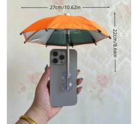 Ombrellino parasole regolabile e portatile per telefono con ventosa, protezione anti-pioggia e anti-riflesso per fotocamera, adatto per spiaggia, viaggi e fotografia, supporto per telefono da auto, om