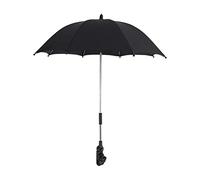 Ombrellino Parasole Universale per passeggino, ombrello parasole pieghevole per carrozzina/passeggino, Anti UV Pieghevole Ombrello per Passeggino Bambino (Nero)