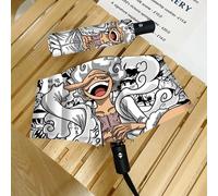 Ombrello Anime One Piece Nika Rufy Automatico Chiusura e Apertura
