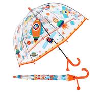 Ombrello - Antivento - Impermeabile - Lungo Trasparente, Ombrello a Bolle Trasparente per Bambini Leggero Robustezza, Ombrello a Cupola per Ragazzi e Ragazze, Ombrello Stitch Bambina Animali Astronavi
