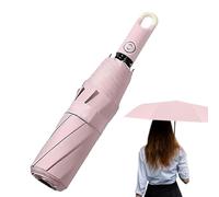 Ombrello Antivento - Mini Ombrello Pieghevole Compatto | Travelt Pieghevole Ombrella Con Design A Guardia D'acqua Chiusa Aperta | Per La Protezione Del Giorno Di Pendolarismo, Dei Viaggi E De