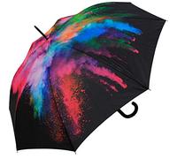 Ombrello automatico nero colorato Holy Explosion Multicolore Stockschirm 105 cm