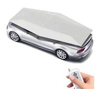 Ombrello automatico per auto, ombrello parasole per auto, tenda retrattile per tetto auto, posto auto coperto pieghevole, ombrello elettrico mobile per auto per protezione auto esterna Grey-5.2m