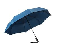 Ombrello automatico pieghevole da viaggio portatile compatto antivento for la pioggia Un pulsante for l'apertura automatica e chiusura Stand up alla tempesta di neve, Blu(Blue)