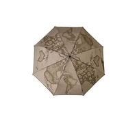 Ombrello Automatico richiudibile Alviero Martini 1A Classe Geo Tortora, Made in Italy