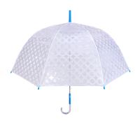 Ombrello Automatico Trasparente Cupola da Donna Ragazza Grande Perletti