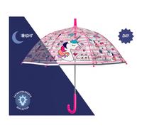 Ombrello Bambina Manuale Cupola Trasparente Unicorno Cool Kids Perletti