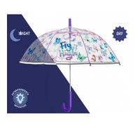 Ombrello Bambina Manuale Parapioggia Cupola Farfalle Cool Kids Perletti