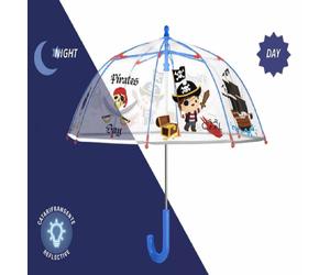 Ombrello Bambino Automatico Parapioggia Sole Lungo A Cupola Poe Perletti