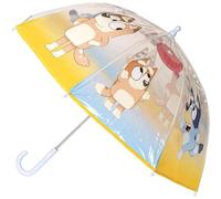 Ombrello Bluey per bambini dal design colorato e allegro - Ombrello antivento per bambini con apertura sicura e impugnatura ergonomica
