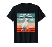 Ombrello Cacatua Anatomia Pappagallo Uccello Floof grido Maglietta