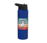 Ombrello Cacatua anatomia pappagallo uccello floof grido Stainless Steel Insulated Water Bottle