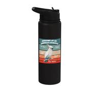Ombrello Cacatua anatomia pappagallo uccello floof grido Stainless Steel Insulated Water Bottle