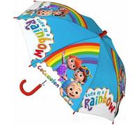 Ombrello Cocomelon Manuale Sicuro Resistente per Bambini Multicolore 68x55 cm.