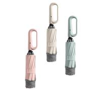 Ombrello completamente automatico con 10 stecche Ombrello da viaggio pieghevole inverso portatile a doppio uso Uomo Donna (Ciana)